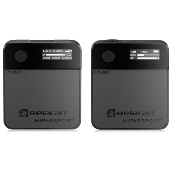 Relacart 12 0004 Mi1 Pro İOS Uyumlu Wireless/Kablosuz Mikrofon Sistemi | Tek Kanal Profesyonel Kamera Üstü Alıcı